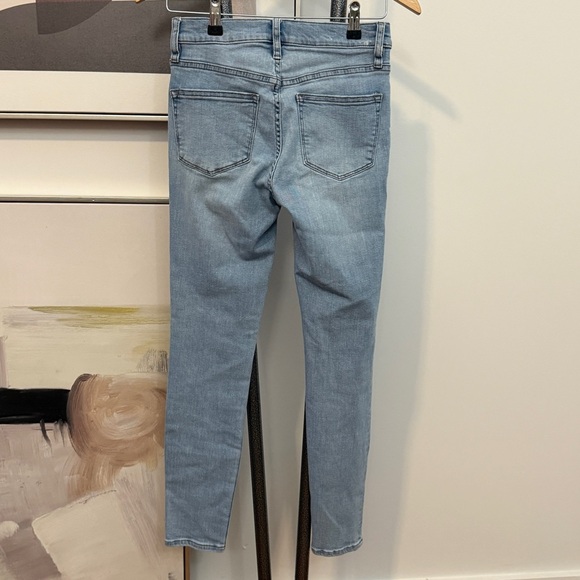 J. Crew Toothpick Lightwash Jeans High Rise Button Fly 26 - Picture 9 of 11